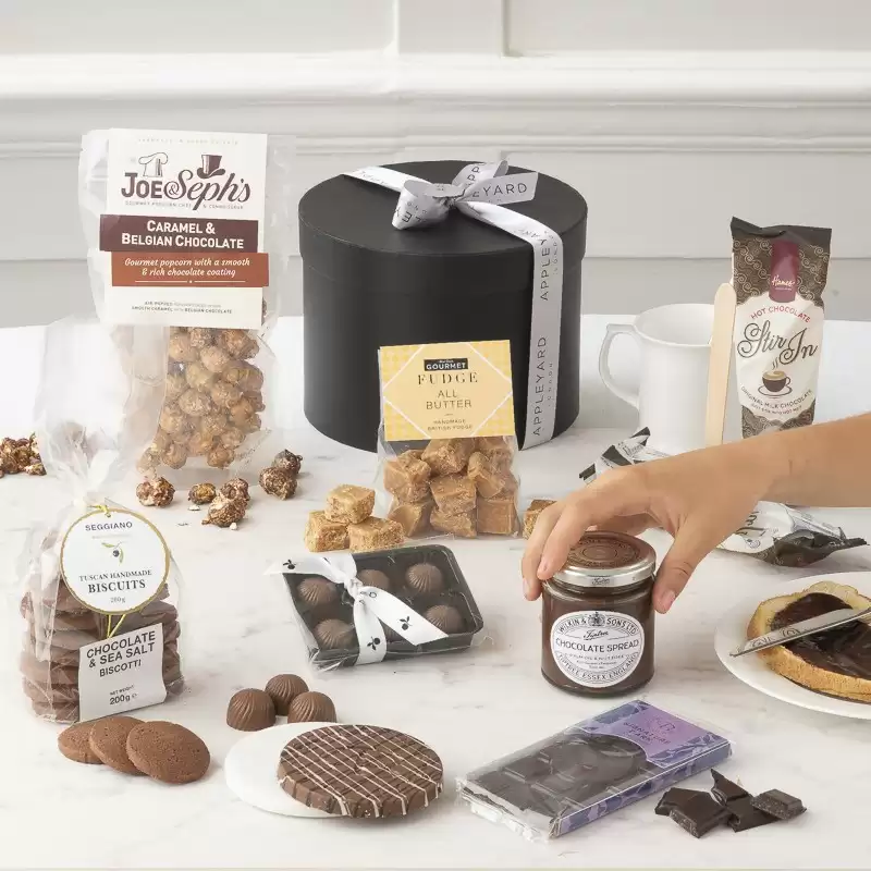 Luxury chocolate hatbox